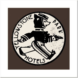 Vintage Yellowstone Park Hotels Posters and Art